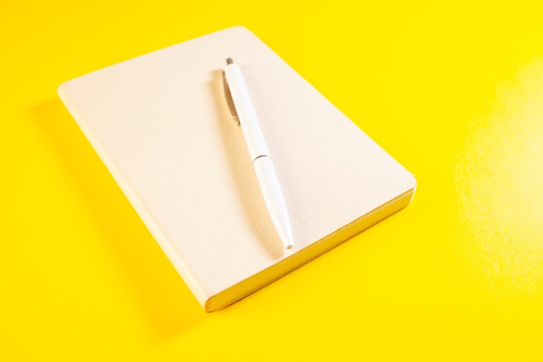 Journalist conducting a face-to-face interview with notepad
